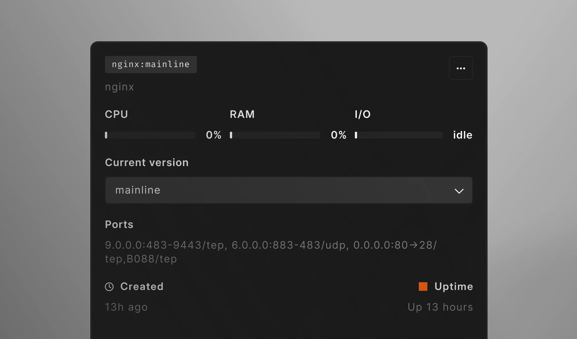 Container Metadata