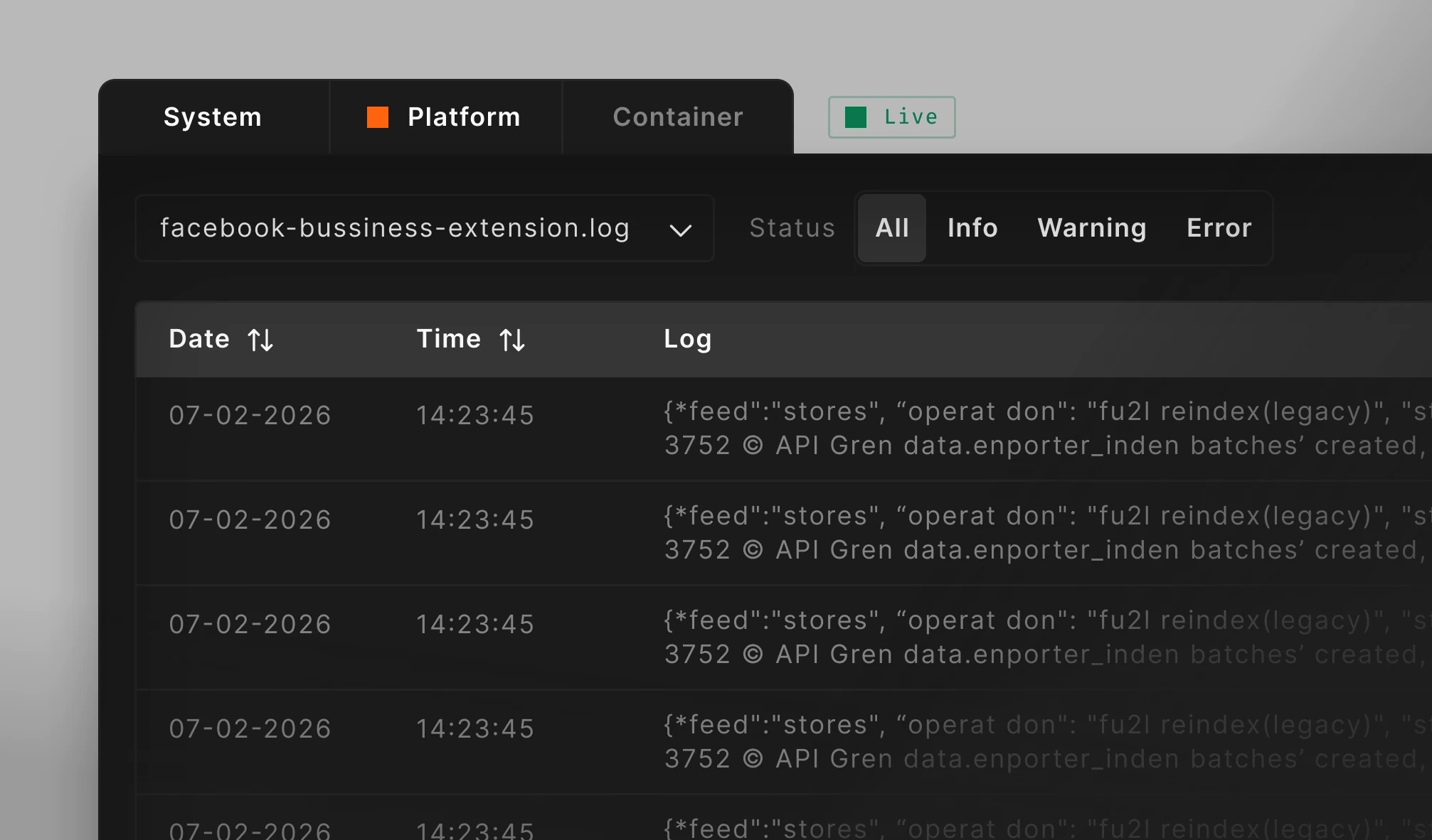 Application Logs