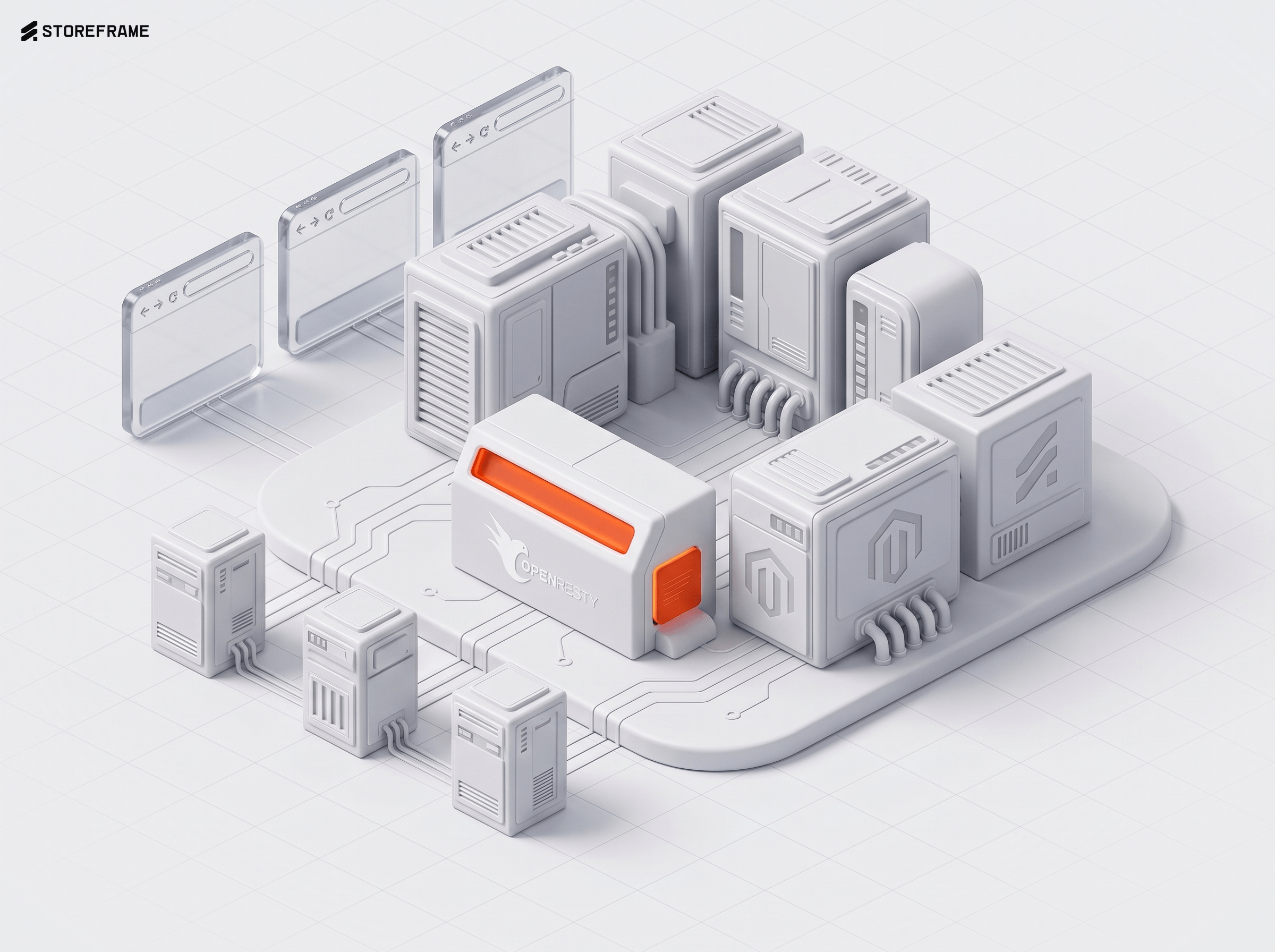 OpenResty vs NGINX, Caddy and Traefik: Choosing The Edge For Magento Feature Image