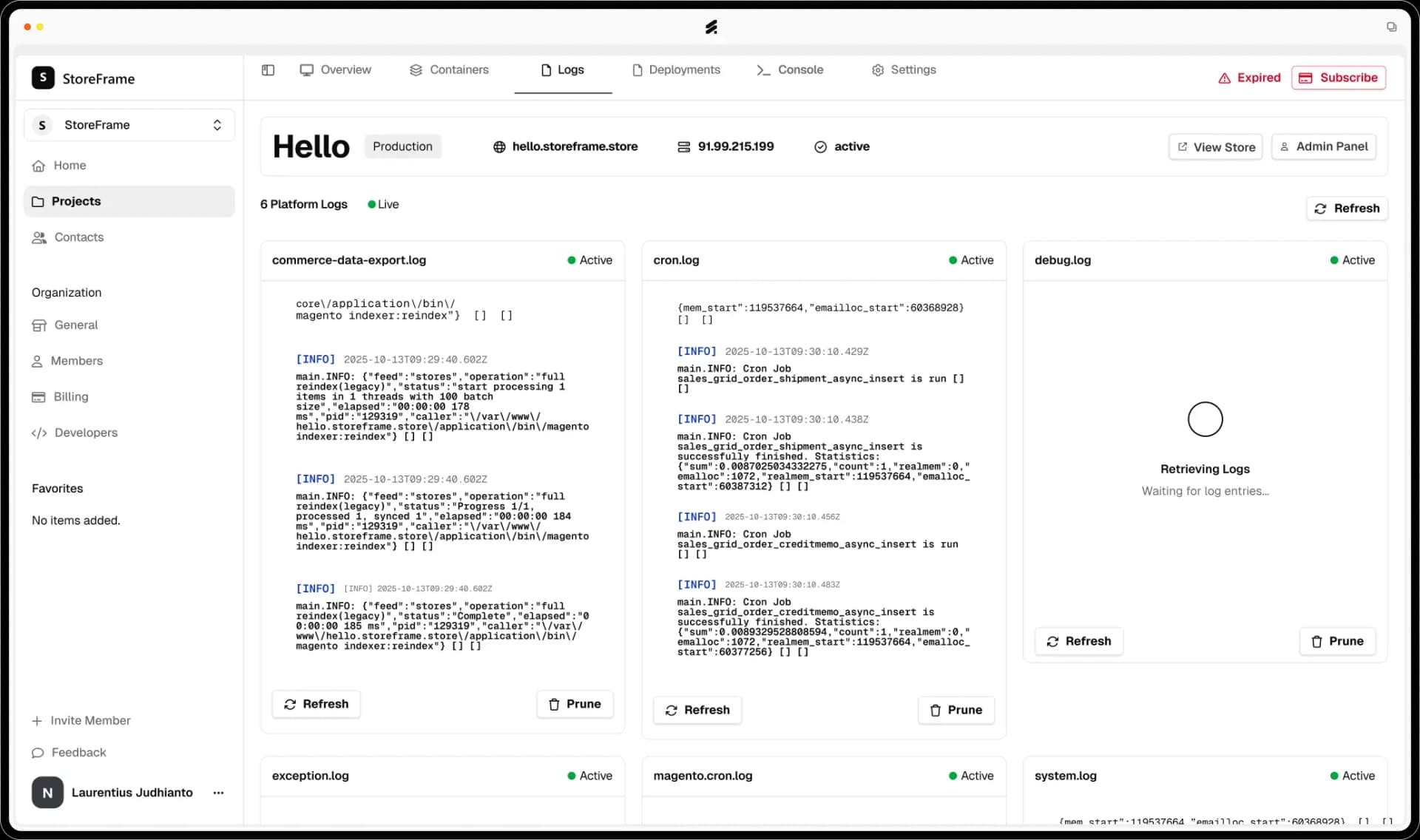 Manage Multiple Store With Single Account