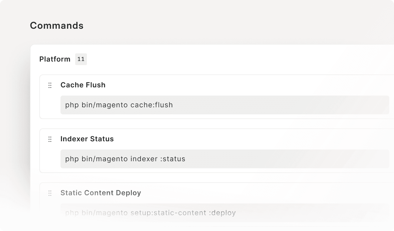 Magento Command Presets