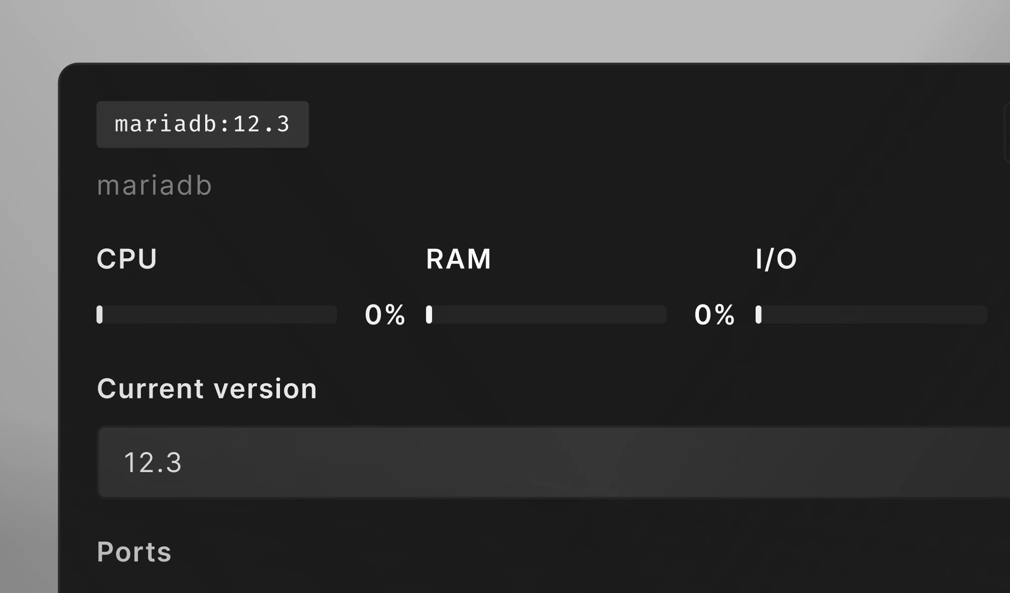 Live Resource Usage
