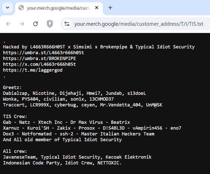 Google Merch Polyshell